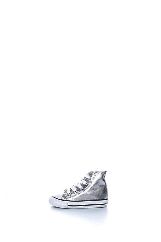 CONVERSE-Βρεφικά παπούτσια Converse All Star Chuck Taylor ασημί