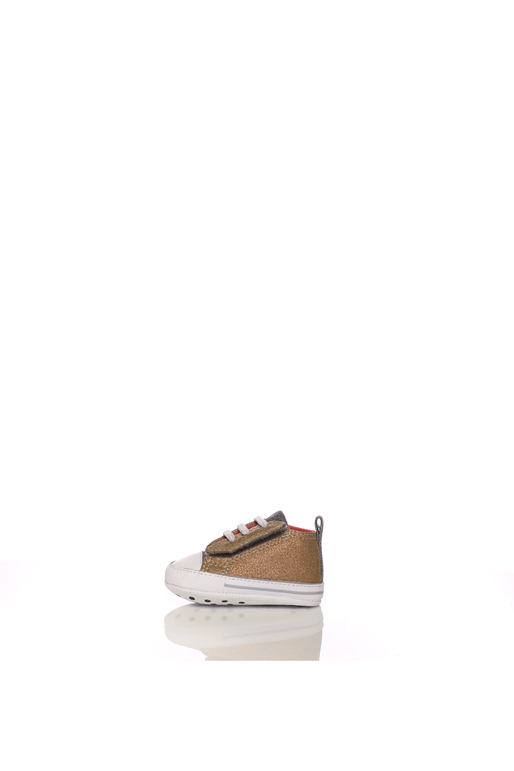 CONVERSE-Βρεφικά παπούτσια CONVERSE Chuck Taylor First Star καφέ 
