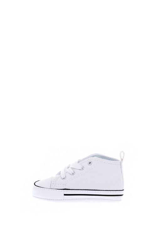 CONVERSE-Βρεφικά παπούτσια Chuck Taylor First Star Hi λευκά