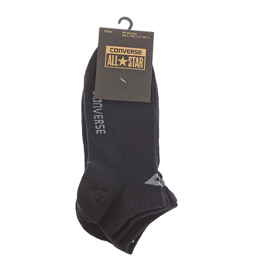 CONVERSE-Ανδρικές κάλτσες Converse σετ μαύρες