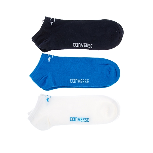 CONVERSE-Ανδρικό σετ κάλτσες Converse μπλε-λευκές