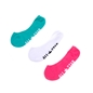 CONVERSE-Γυναικείο σετ κάλτσες CONVERSE πράσινες-ροζ-λευκές