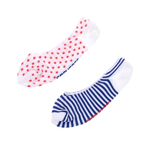 CONVERSE-Ανδρικό σετ κάλτσες CONVERSE κόκκινες-μπλε-άσπρες