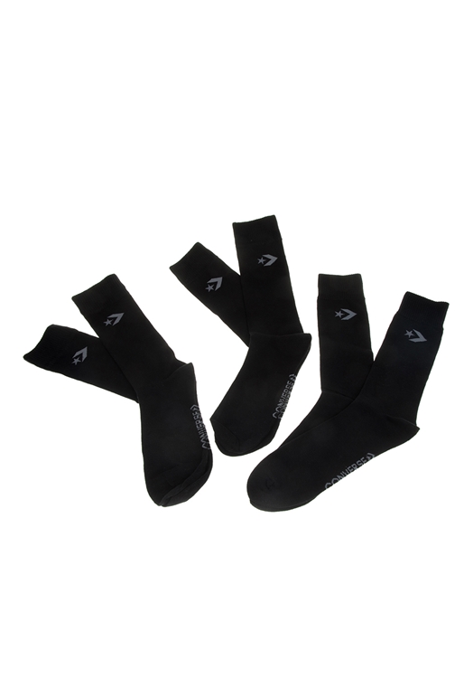 CONVERSE-Σετ ανδρικές κάλτσες Converse μαύρες