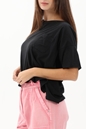 CROSSLEY-Γυναικεία overfit μπλούζα CROSSLEY BERIUS μαύρη