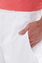 CROSSLEY-Ανδρικό casual παντελόνι CROSSLEY CILLER λευκό
