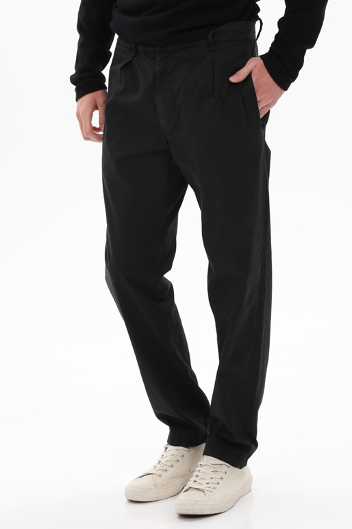 CROSSLEY-Ανδρικό casual παντελόνι CROSSLEY CILLER μαύρο