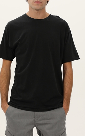 CROSSLEY-Ανδρικό t-shirt CROSSLEY FAGIS μαύρο