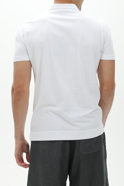CROSSLEY-Ανδρική polo μπλούζα CROSSLEY HAUKUR λευκή