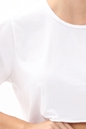 CROSSLEY-Γυναικείο cropped top CROSSLEY IMUS λευκό