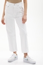 CROSSLEY-Γυναικείο jean παντελόνι CROSSLEY SALYB λευκό