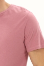 CROSSLEY-Ανδρικό t-shirt CROSSLEY VUFAG MAN ροζ