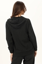 CROSSLEY-Γυναικεία φούτερ ζακέτα CROSSLEY hoodzipgrd full zip hooded μαύρη