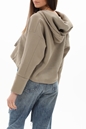 CROSSLEY-Γυναικεία cropped φούτερ ζακέτα CROSSLEY spring full zip hooded sweater ΠΟΥΛΟΒΕΡ