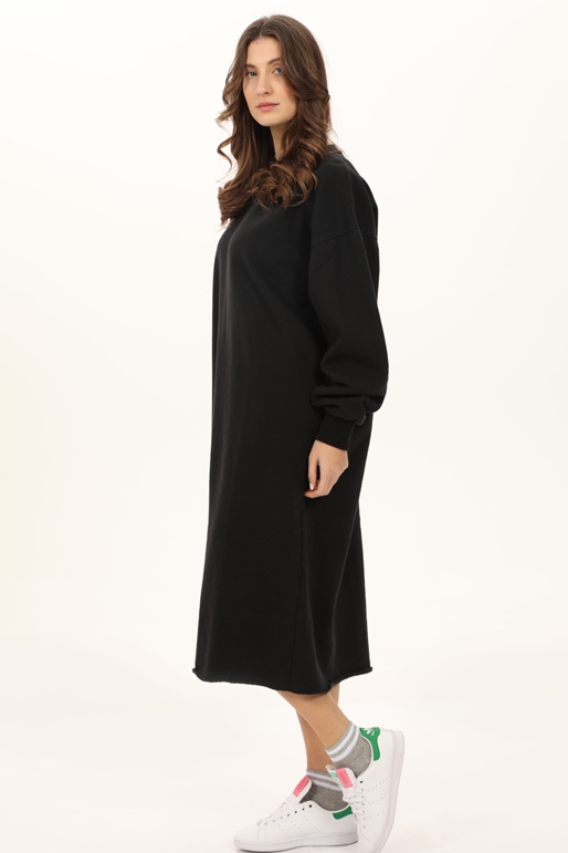 CROSSLEY-Γυναικείο midi φόρεμα CROSSLEY talking dress μαύρο
