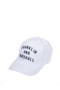 FRANKLIN & MARSHALL-Καπέλο τζόκεϋ Franklin & Marshall λευκό