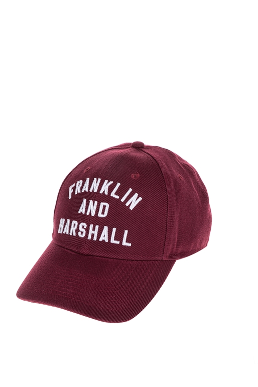 FRANKLIN & MARSHALL-Unisex καπέλο FRANKLIN & MARSHALL κόκκινο