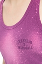FRANKLIN & MARSHALL-Γυναικείο φόρεμα Franklin & Marshall μωβ
