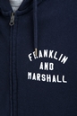 FRANKLIN & MARSHALL-Ανδρική ζακέτα Franlin & Marshall μπλε