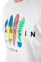 FRANKLIN & MARSHALL-Ανδρική φούτερ μπλούζα FRANKLIN & MARSHALL λευκή 