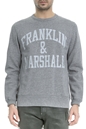 FRANKLIN & MARSHALL-Ανδρικό φούτερ Franklin & Marshall γκρι