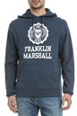 FRANKLIN & MARSHALL-Ανδρικό φούτερ FRANKLIN & MARSHALL μπλε 