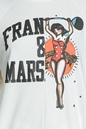 FRANKLIN & MARSHAL-Γυναικεία μπλούζα Franklin & Marshall λευκή