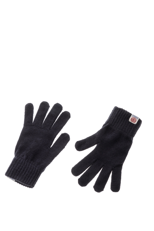 FRANKLIN & MARSHALL-Unisex γάντια FRANKLIN & MARSHALL μπλε 
