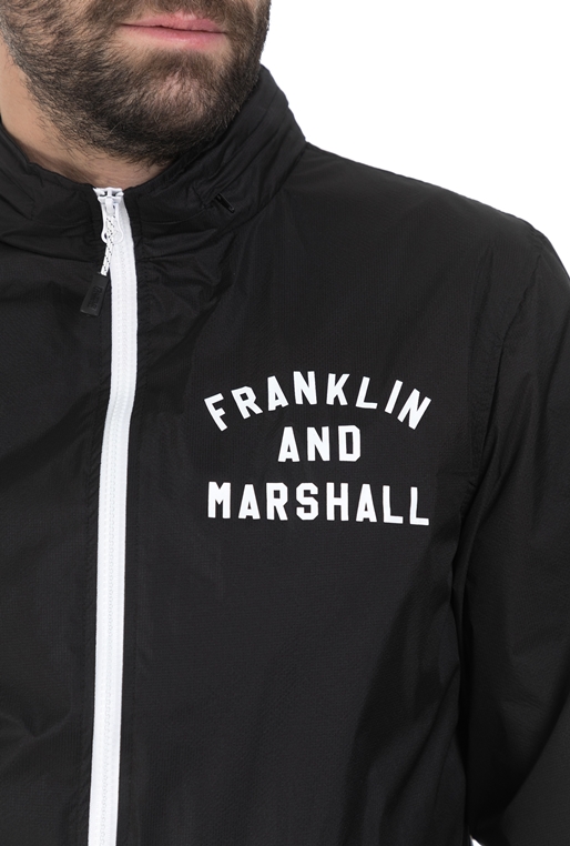 FRANKLIN & MARSHALL-Ανδρικό μπουφάν Franklin & Marshall μαύρο