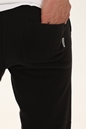 FRANKLIN & MARSHALL-Ανδρικό παντελόνι φόρμας FRANKLIN & MARSHALL JM1003.000.2004P01 μαύρο