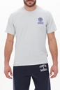 FRANKLIN & MARSHALL-Ανδρικό t-shirt FRANKLIN & MARSHALL JM3012.000.1000P01 γκρι