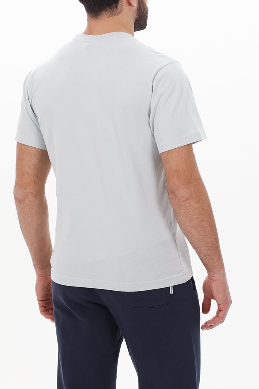 FRANKLIN & MARSHALL-Ανδρικό t-shirt FRANKLIN & MARSHALL JM3012.000.1000P01 γκρι