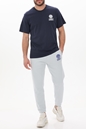 FRANKLIN & MARSHALL-Ανδρικό t-shirt FRANKLIN & MARSHALL JM3012.000.1009P01 μπλε