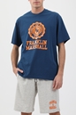 FRANKLIN & MARSHALL-Ανδρική μπλούζα FRANKLIN & MARSHALL μπλε
