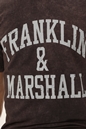 FRANKLIN & MARSHALL-Ανδρικό t-shirt FRANKLIN & MARSHALL JM3021.000.1001G42 γκρι