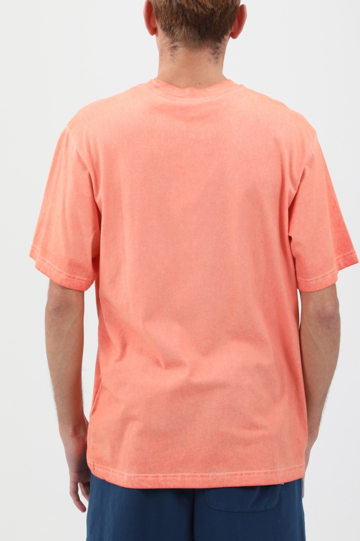 FRANKLIN & MARSHALL-Ανδρική μπλούζα FRANKLIN & MARSHALL THERMOCROMIX πορτοκαλί