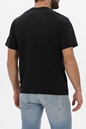 FRANKLIN & MARSHALL-Ανδρικό t-shirt FRANKLIN & MARSHALL JM3218.000.1012P01 μαύρο ασημί