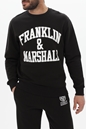 FRANKLIN & MARSHALL-Ανδρική φούτερ μπλούζα FRANKLIN & MARSHALL JM5009.000.2004P01 μαύρη