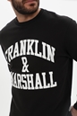 FRANKLIN & MARSHALL-Ανδρική φούτερ μπλούζα FRANKLIN & MARSHALL JM5009.000.2004P01 μαύρη