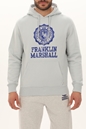 FRANKLIN & MARSHALL-Ανδρική φούτερ μπλούζα FRANKLIN & MARSHALL JM5018.000.2004P01 γκρι μπλε