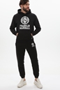 FRANKLIN & MARSHALL-Ανδρική φούτερ μπλούζα FRANKLIN & MARSHALL μαύρη