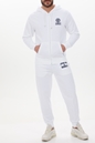 FRANKLIN & MARSHALL-Ανδρική φούτερ μπλούζα FRANKLIN & MARSHALL JM5063.000.2000P01 λευκή