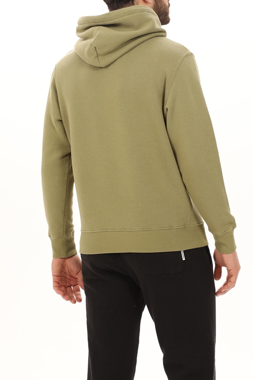 FRANKLIN & MARSHALL-Ανδρική φούτερ μπλούζα FRANKLIN & MARSHALL JM5208.000.2025P01 πράσινη