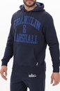 FRANKLIN & MARSHALL-Ανδρική φούτερ μπλούζα FRANKLIN & MARSHALL JM5220.000.2004P01 μπλε