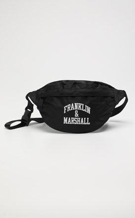 FRANKLIN & MARSHALL-Ανδρικό τσαντάκι μέσης FRANKLIN & MARSHALL JU3007.000.A0330 Waist bag μαύρο