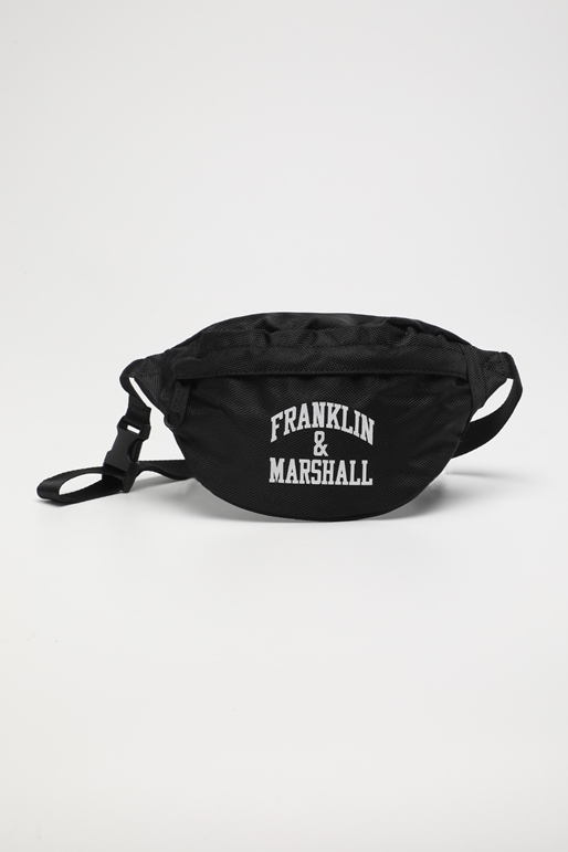 FRANKLIN & MARSHALL-Ανδρικό τσαντάκι μέσης FRANKLIN & MARSHALL JU3007.000.A0330 Waist bag μαύρο 