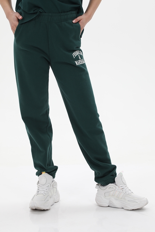 FRANKLIN & MARSHALL-Γυναικείο παντελόνι φόρμας FRANKLIN & MARSHALL JW1005.000.2000P01 πράσινο
