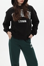 FRANKLIN & MARSHALL-Γυναικεία φούτερ μπλούζα FRANKLIN & MARSHALL JW5019.000.2000P01 μαύρη ασημί