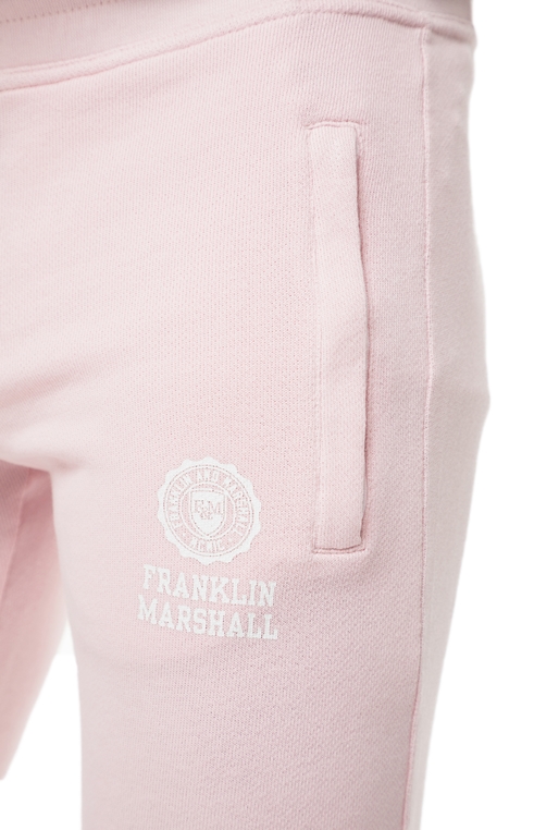 FRANKLIN & MARSHALL-Ανδρικό παντελόνι φόρμας FRANKLIN & MARSHALL ροζ 