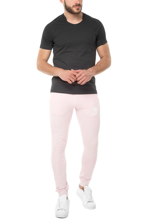 FRANKLIN & MARSHALL-Ανδρικό παντελόνι φόρμας FRANKLIN & MARSHALL ροζ 